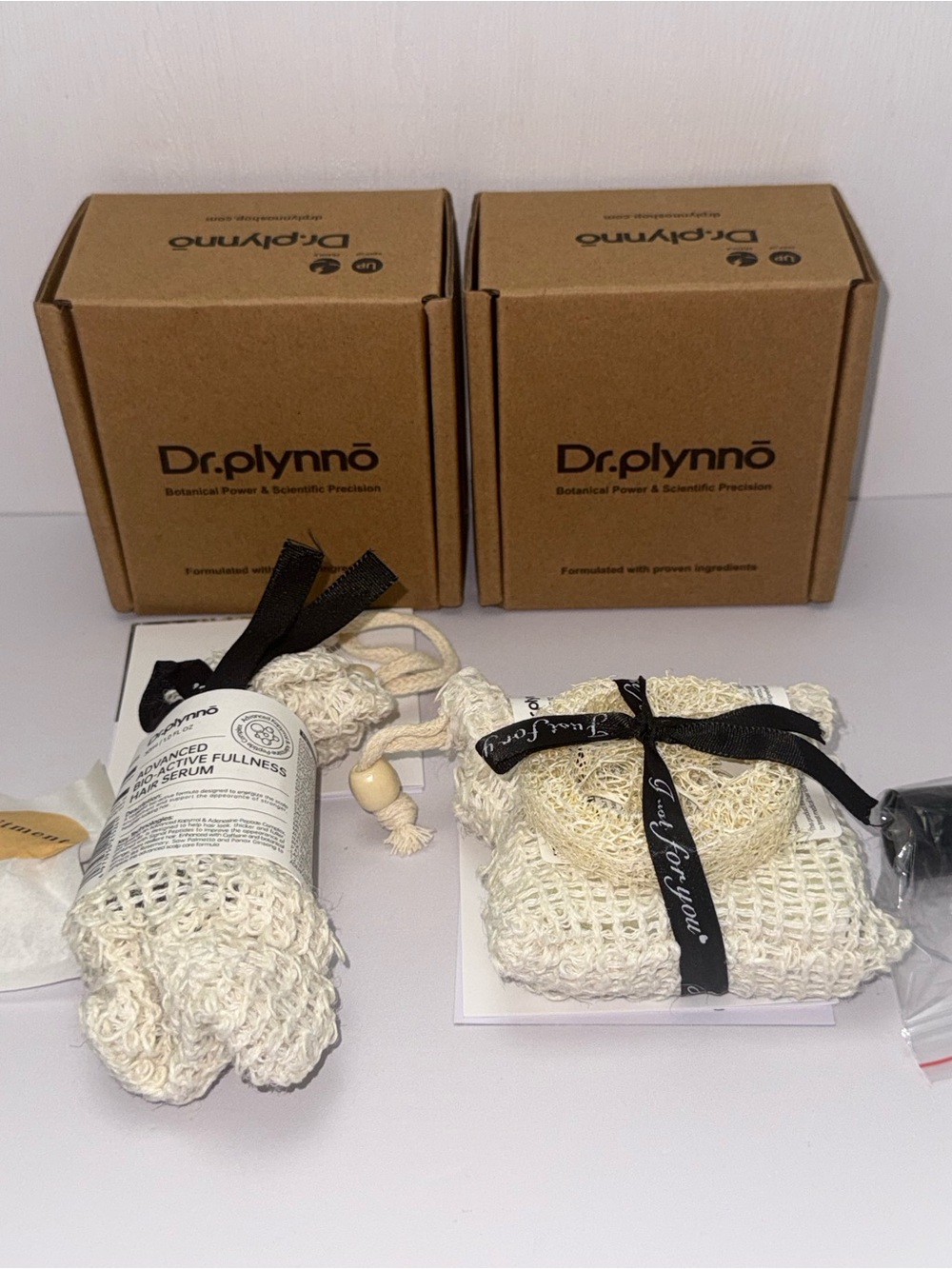 Dr.Plynno Advanced Bio-Active Fullness Hair Serum 1oz & Shampoo Bar Set